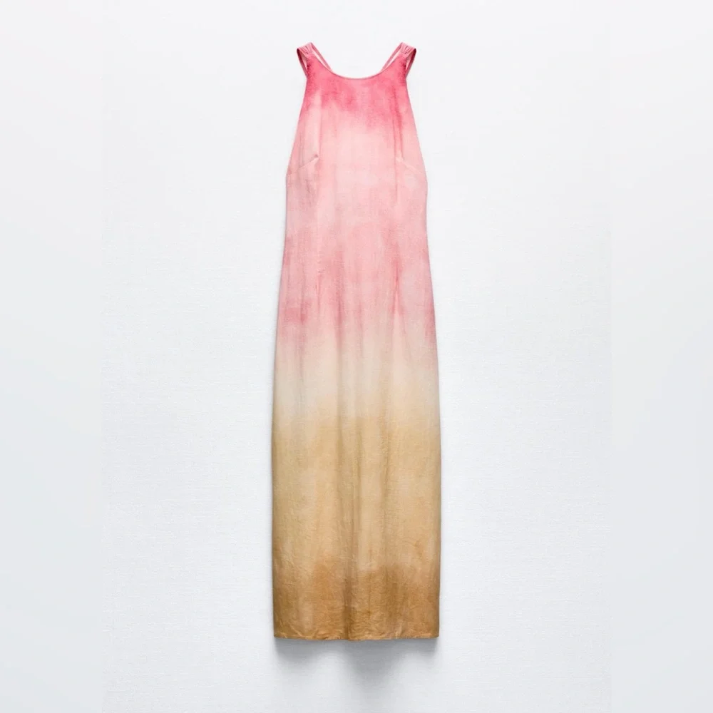 Zara linen dress - Picture 6 of 7